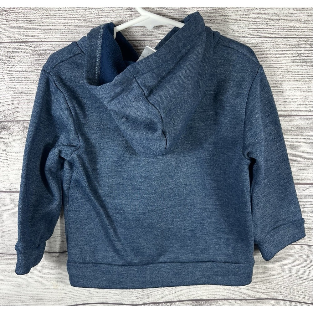 Disney Jr. Mickey Mouse & Pluto "A Little Bit Wild" Pullover Hoodie Blue 3T - Picture 2 of 5